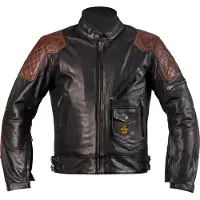 Helstons Chuck Lederjacke Schwarz L Mann Schwarz L