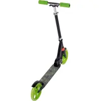 Clamaro Cityroller Anti-Shock Federung Dämpfungssystem Tretroller Klappfunktion Tragegurt höhenverstellbar Kinder Jugendliche , Farbe:Grün