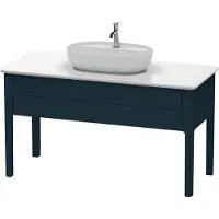 Duravit Waschtischunterschrank Luv 133,8x57x74,3cm, 1 AZ, st, blau s-matt