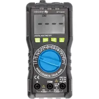 Högert Technik - Multifunktionales Digitales Messgerät, Multimeter bis 600V / 10A, RMS, NCV, VFC, LCD-Bildschirm, Gummiummantelung, Ergonomisch und Kompakt, Inklusive Messkabel, HT1E600