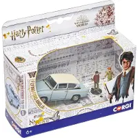 Corgi CC99725 - 1/43 - Harry Potter - Enchanted Ford Anglia w/Harry and Ron figures - Neu