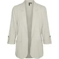 Vero Moda Kurzblazer "VMJESMILO 3/4 LOOSE BLAZER WVN NOOS" mit Leinen