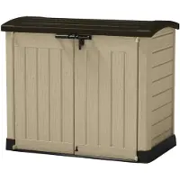Keter Store It Out Arc Aufbewahrungsschrank, 480 L, Kunststoff, Beige, 230437