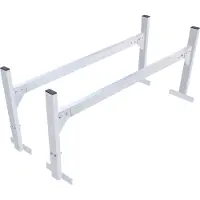 Vevor Dachleiterträger Relingträger 2 Stk. 300–2060 mm Länge Einstellbar Truck Rack 150–230 mm Höhe