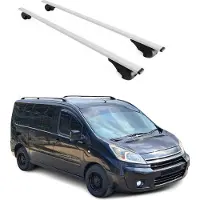 Omtec Dachträger Grundtäger für Citroen Jumpy 2007-2025 75kg Metall Silber 2 tlg
