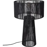 Urban Interiors - Tischleuchte Diro Jute 43x30 Schwarz