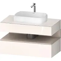 Duravit QA4731091220010 QAT KWTU WH Eck 1000x550x600 Wß Hgl.