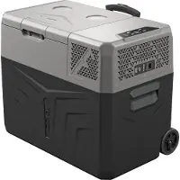 Yolco BCX40 Grey Kompressor Kühlbox 40L – Auto & Camping Kühlschrank mit App-Steuerung, 12/24V & 230V