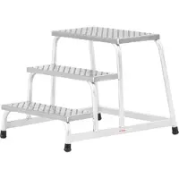 Hymer Maschinentritt Aluminium-Lochblech R13 3 Stufen