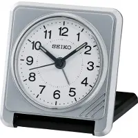 Seiko Reisewecker Analog Silber Piep-Alarm XL - QHT015S