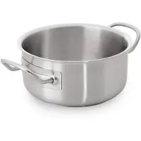 Wasa Bratentopf / Kochtopf, CNS, 5-49 Liter wählbar, Serie 50 : Bratentopf, Ø 24 cm, 5,0 ltr. Variante: Bratentopf, Ø 24 cm, 5,0 ltr.