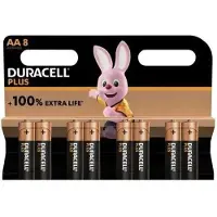 Duracell - Batterie plus AA 8st | Blasen Sie ein 8 -Stück | 24 Stücke