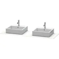 Duravit Konsole XSQUARE m 2 Auschnitten 16x1600x550mm we ma