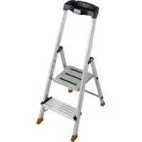 Krause Stufen-Stehleiter Safepro, 2 Stufen