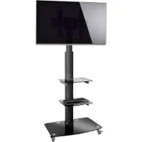 My Wall HP 100 Standfuß fÃ1/4r 93,98 - 177,8 cm (37 - 70 Zoll) LCD-/Plasmageräte, max. 40 kg Traglast, 3 Regalböden, max. VESA 600 x 400