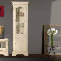 AEA Vitrine Design Glasfront Arbeitszimmer Regal Säule Vitrinen Schrank Art déco