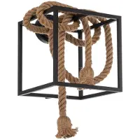 LUCANDE Vlados Design-Wandleuchte, Käfig, 29 cm