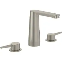 Villeroy & Boch V&B Dreiloch-Waschtischarmatur Conum o. Ablaufgarnitur, brushed nickel black