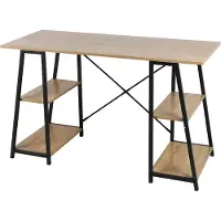 Urban Living COLORADO Arbeitstisch mit Regal 120x60xH73 cm Schreibtisch 151541