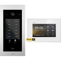 Balter EVO HD Touch 7 Silber/Weiß 1x7" Video Türsprechanlage Set bis zu 1000 Familienhaus