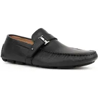 Sergio Moretti Herren Mokassins SMR3969-20293BLA Farbe: Schwarz Größe: 45