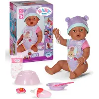 Baby Born Eva 43cm, Babypuppe mit 10 Funktionen und Accessoires, ab 3 Jahren