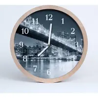 Tulup Holzuhr 20fi cm wanduhr - Bridge-Architektur