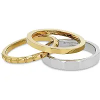 Tom Tailor Damen Steckring aus Edelstahl mehrfarbig, bunt, Gr. 56/18