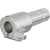 Wiltec Zapfwelle, PTO 175 mm Buchse mit Keilwellenaufnahme 1 3/8" Z21 für Ausgangswelle 1 3/4" Z20 Traktor