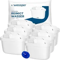 Wessper 6er Set AquaMax STANDARD Wasserfilter für Filterkannen