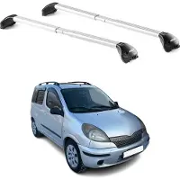 Aurilis Dachträger Grundtäger für Toyota Yaris Verso 1999-2005 5tür 100kg Alu ABE Silber