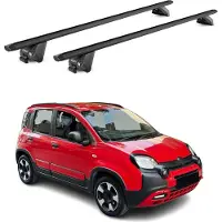 Omac Dachträger Grundtäger für Fiat Panda III Cross 2014-2025 100kg Alu Schwarz ABE