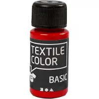 Creativ Company Textile Color, 50 ml, Rot, Waschbar, 1 Stück(e)
