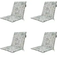Madison - Stapelstuhlauflage Palma natur - ca. 97x49 cm - 4er-Set