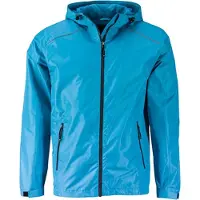 James & nicholson Sportliche, funktionale Outdoorjacke turquoise/iron-grey, Gr. M