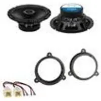 Crunch GTS-62 Koaxial Lautsprecher Einbauset für Renault Captur vorne hinten