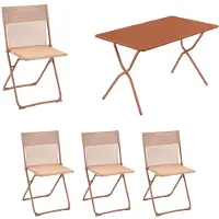 Lafuma Balcony Balkonmöbel-Set 5tlg. Batyline/Stahl 4 Personen