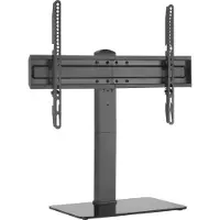 Equip 32"-70" Universalnetzteil TV-Ständer, 94 cm (37"), 177,8 cm (70"), 200 x 200 mm, 600 x 400 mm, Kunststoff, Edelstahl, Schwarz
