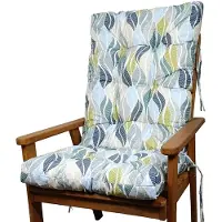 Rattani Hochlehnerauflage Polster, Kissen für Gartenstuhl Hochlehner Auflage Sylva 120x50 cm