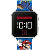 Disney Super Mario LED Watch Blau Unisize Jewelry