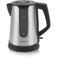 Emerio WK-110107, 1,7 l, 2200 W, Schwarz, Edelstahl, Wasserstandsanzeige, Drahtlos