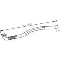 DINEX Abgasrohr 29015