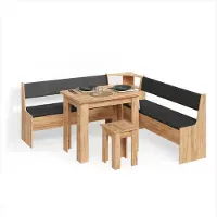 Livinity Eckbankgruppe Tiberio Goldkraft Eiche 180 x 180 cm mit Tisch, Model 58924