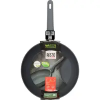 Resto Bratpfanne ?28 cm (schwarz, beschichtet, Induktion, spülmaschinenfest)