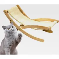 Markenlos Katzen Kratz Stuhl - Verstellbare Katzen Kratz Lounge | Klappbare Möbel Für Haustiere Platzsparendes Bett Für Reise Tierarzt Wohnzimmer Balkon Outdoor Raum