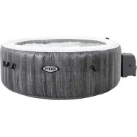 Intex Pure Spa Whirlpool - Bubble Greywood Deluxe 4 mit WIFI-Funktion