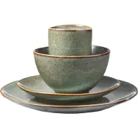 Mica Decorations Tabo Service Set für 4 Personen - Keramik - Grün