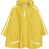 Playshoes Regen-Cape Langer Rücken Uni Kinder,Gelb,143