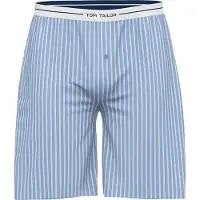Tom Tailor Herren Bermuda blau längsgestreift Größe: 54