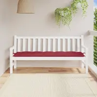 vidaXL "im Angebot" Gartenbank-Auflage Weinrot 180x50x7 cm Oxford-Gewebe - Gartenmöbelauflagen CC16621